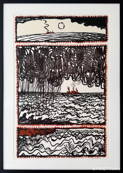 ALECHINSKY Pierre - Le Volturno III